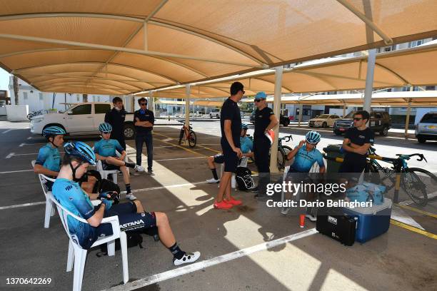 Juan Carlos Lopez of Colombia, Gianmarco Garofoli of Italy, Harold Martin Lopez Granizo of Ecuador, Alexandre Vinokourov of Kazahkstan, Nicolas...