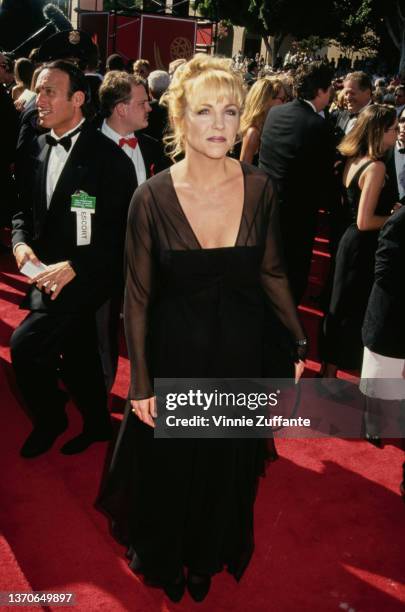 American actress and comedian Brett Butler attends the 46th Annual Primetime Emmy Awards, held at Pasadena Civic Center in Pasadena, California, 11th...