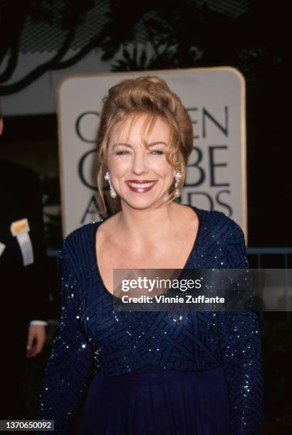 American actress and comedian Brett Butler attends the 54th Annual Golden Globe Awards, held at the Beverly Hilton Hotel in Beverly Hills,...