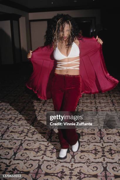 British actress and television personality Downtown Julie Brown attends the 4th Annual Race to Erase MS Gala, held at the Century Plaza Hotel in Los...