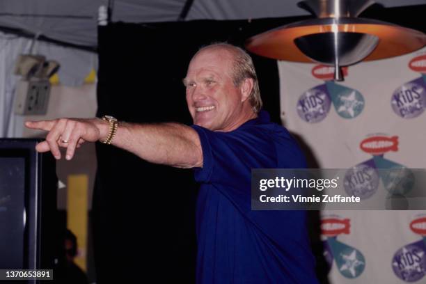 American football player Terry Bradshaw attends the 10th Annual Nickelodeon Kids' Choice Awards, held at the Olympic Theater in Los Angeles,...