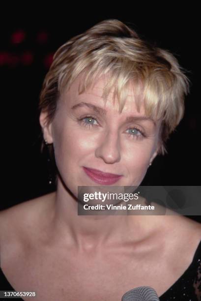 British-American journalist Tina Brown attends 'The New Yorker Goes to the Movies' Hollywood Issue launch party, held at the Hotel Bel-Air in Los...