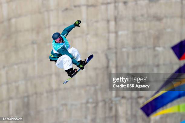 Tess Coady of Australia during the Big Air Final on day 11 of the Beijing 2022 Olympic Games at the Big Air Shougang on February 15, 2022 in...