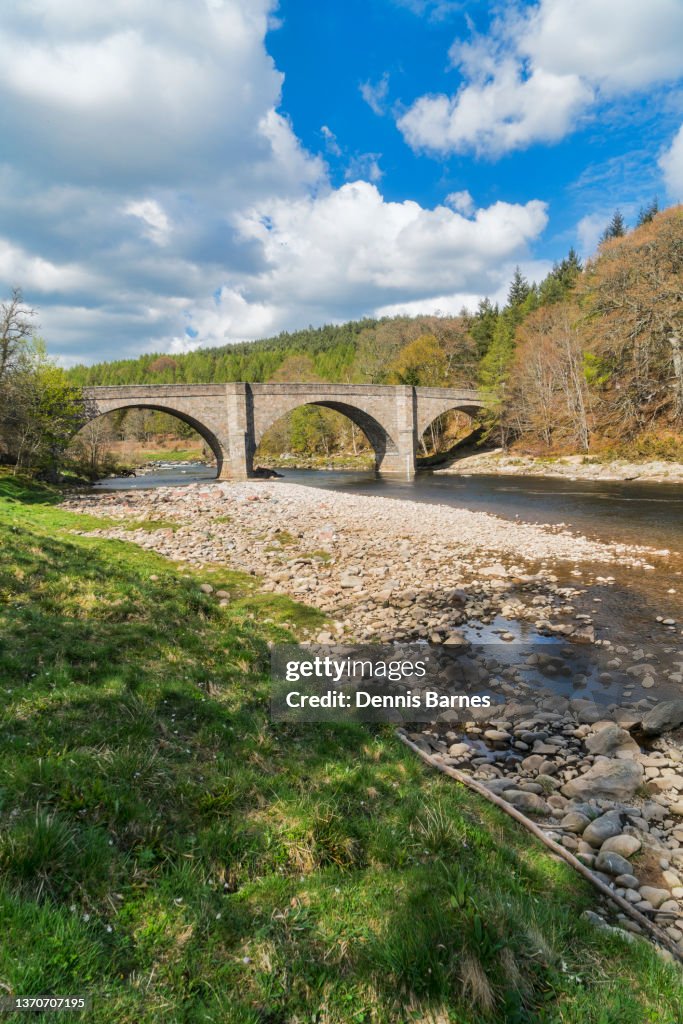Pottarch The Potarch Bridge Over River Dee Kincardine Oneil Aberdeenshire ...