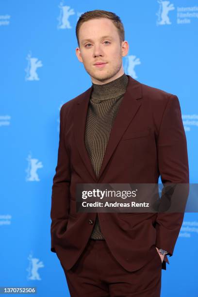 Actor Joe Cole poses at the "Against the Ice" photocall during the 72nd Berlinale International Film Festival Berlin at Grand Hyatt Hotel on February...