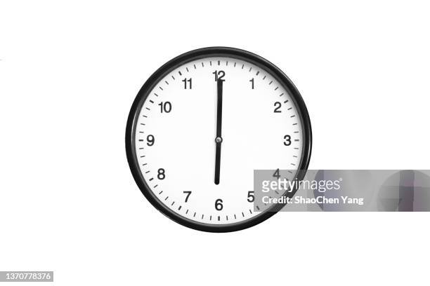 clock - 6 o'clock - 腕時計 ストックフォトと画像
