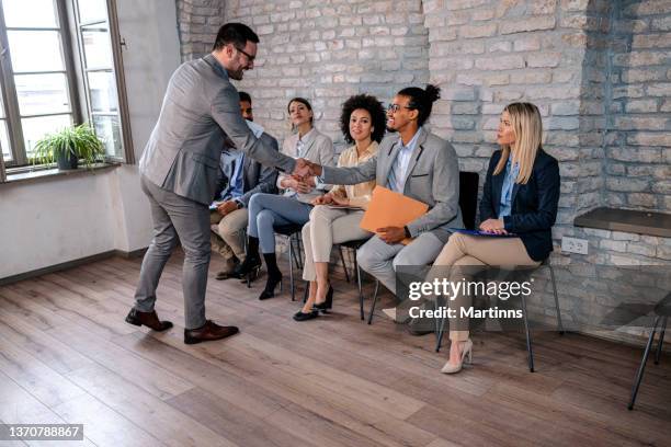 Job Interview Queue Job Interview Queue Photos and Premium High Res Pictures - Getty Images