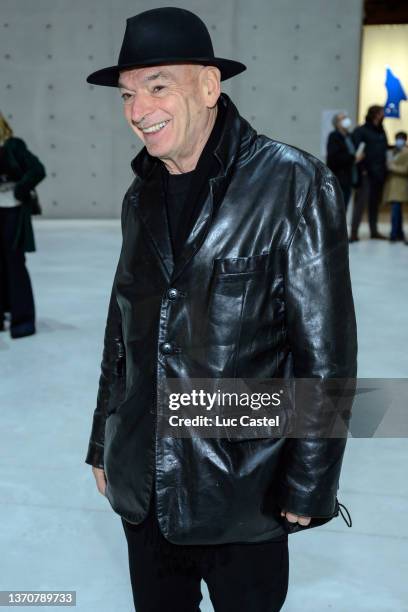 Architect Jean Nouvel attends the opening of the Charles Ray exhibition at La Bourse de Commerce on February 15, 2022 in Paris, France.