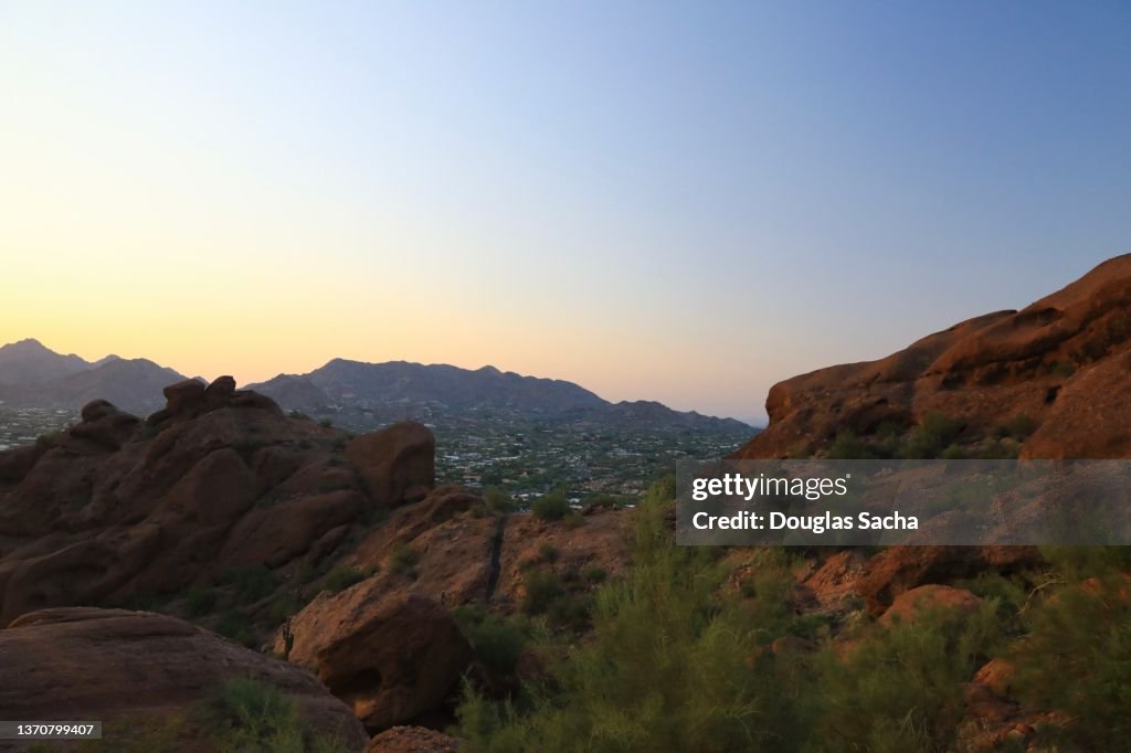 View from top of  Mountain in Phoenix