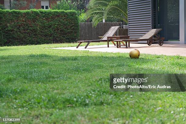 empty backyard - yard grounds stock pictures, royalty-free photos & images