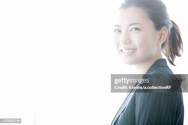 portrait of businesswoman, tokyo prefecture, honshu, japan - rf business stock pictures, royalty-free photos & images