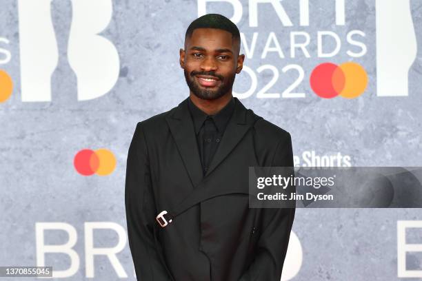 Dave attends The BRIT Awards 2022 at The O2 Arena on February 08, 2022 in London, England.