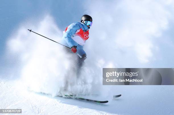 Birk Ruud of Team Norway competes during the Men's Freestyle Skiing Freeski Slopestyle Final on Day 12 of the Beijing 2022 Winter Olympics at Genting...
