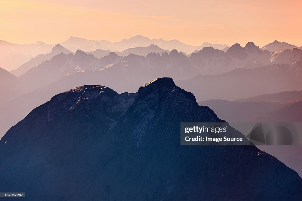 Mount Zugspitze, Bayern, Deutschland