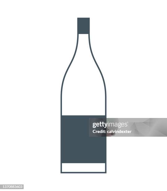glass bottle design - paleo diet stock illustrations