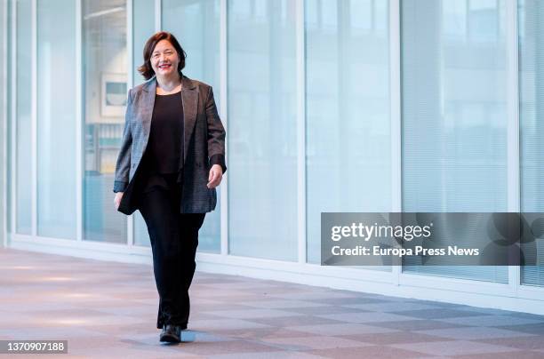 ARCOmadrid director Maribel Lopez during an interview with Europa Press, at IFEMA Madrid, Feb. 16 in Madrid, Spain. Lopez, who since late November...