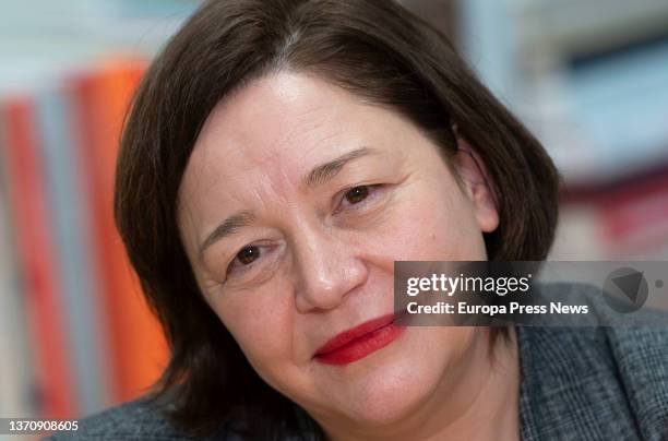 ARCOmadrid director Maribel Lopez during an interview with Europa Press, at IFEMA Madrid, Feb. 16 in Madrid, Spain. Lopez, who since late November...