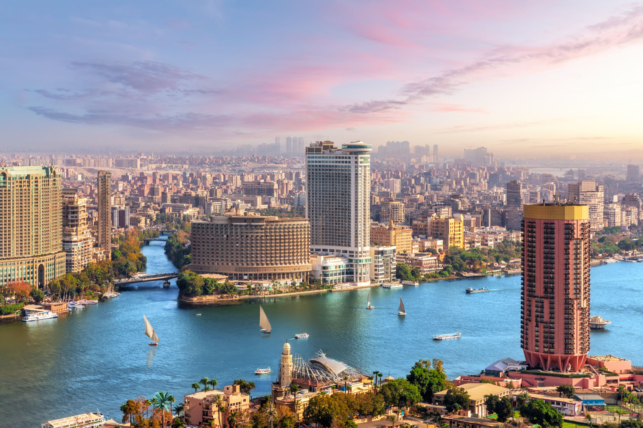 egyptian city skyline