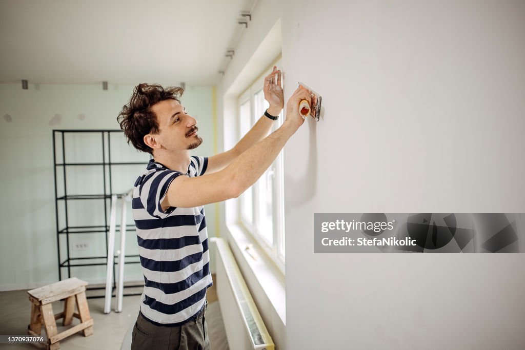 Preparando-se para a pintura