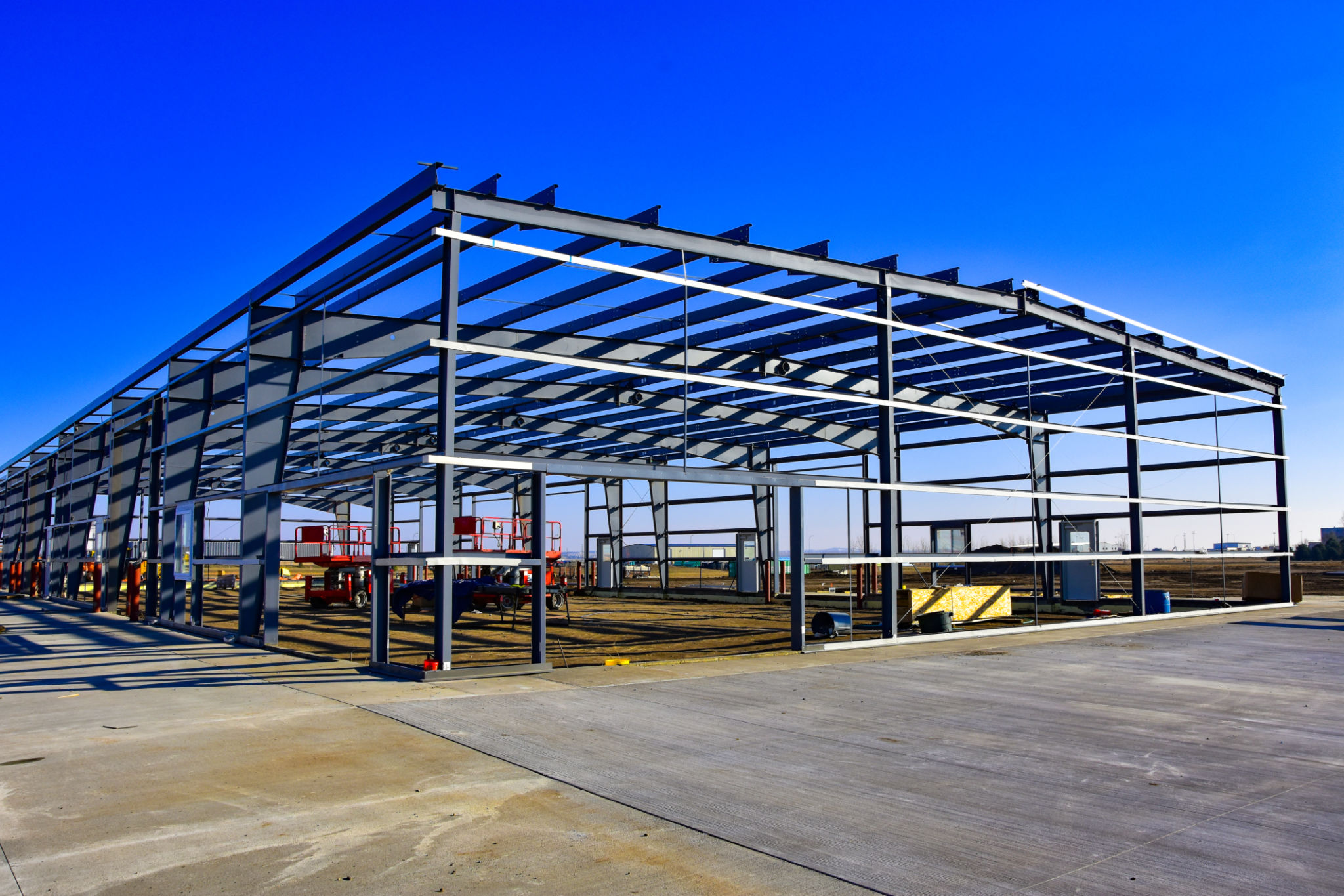 modern steel building