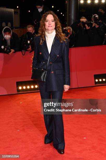 Actress Anne Ratte Polle arrives for the closing ceremony of the 72nd Berlinale International Film Festival Berlin at Berlinale Palast on February...