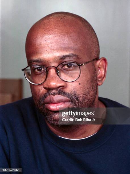 Simpson prosecutor Christopher Darden inside the Law library at South-Western University, School of Law, March 19, 1996 in Los Angeles, California.