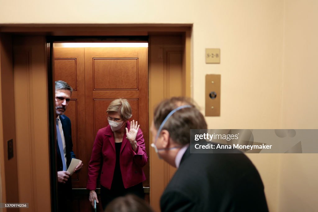 Senators Continue To Work On Capitol Hill