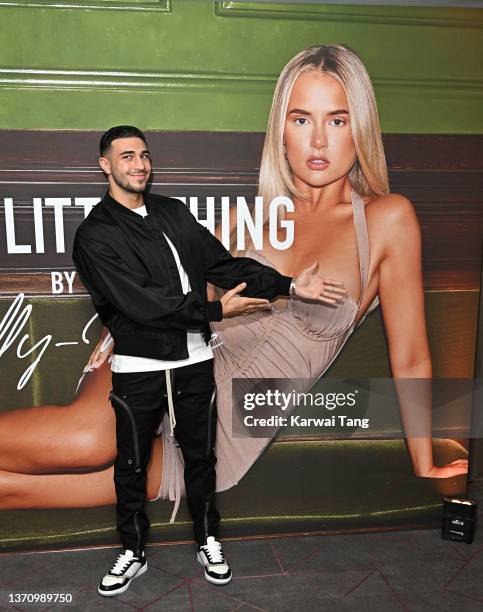 Tommy Fury attends the PrettyLittleThing X Molly-Mae show at The Londoner Hotel on February 16, 2022 in London, England.