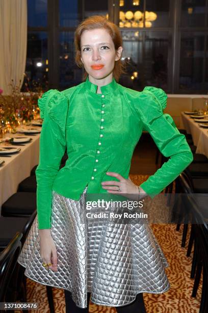 Batsheva Hay attends the No Waste dinner during New York Fashion Week: The Shows on February 16, 2022 in New York City.