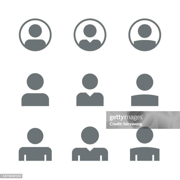 people avatar icon - computer tech support stock illustrations
