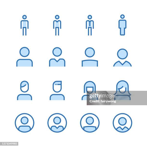 people avatar icon - computer tech support stock illustrations