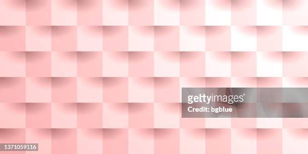 abstrakte rosa hintergrund - geometrische textur - pastellfarbig stock-grafiken, -clipart, -cartoons und -symbole