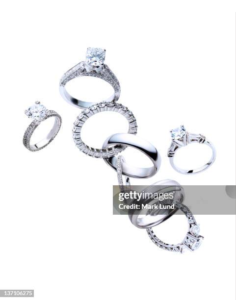Multiple Rings Together 150 Multiple Engagement Rings Stock Photos, High-Res Pictures, and ...