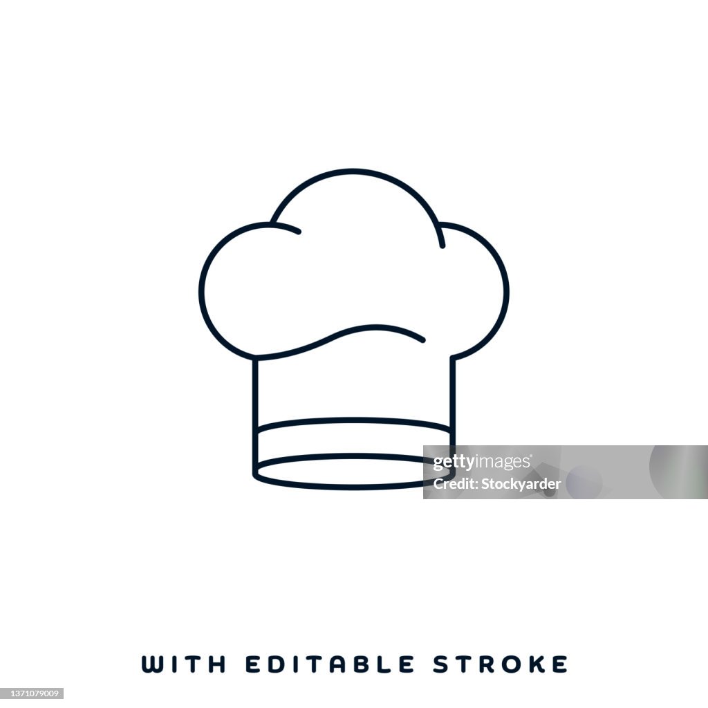 Chef's Recommendation Line Icon Design
