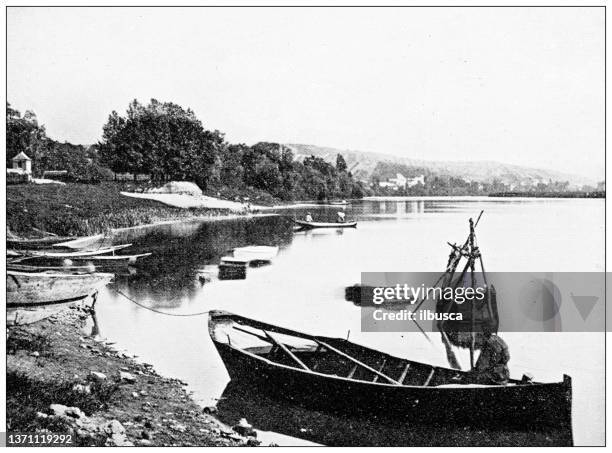 antique travel photographs of france: along the loire - loire valley 幅插畫檔、美工圖案、卡通及圖標