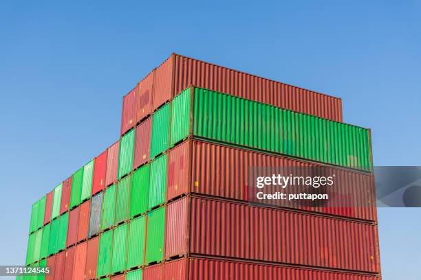 22,818 Shipping Container Stack Stock Photos, High-Res Pictures, and ...