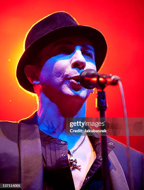 English singer Marc Almond performs live during a concert at the Huxleys Neue Welt on January 15, 2012 in Berlin, Germany.