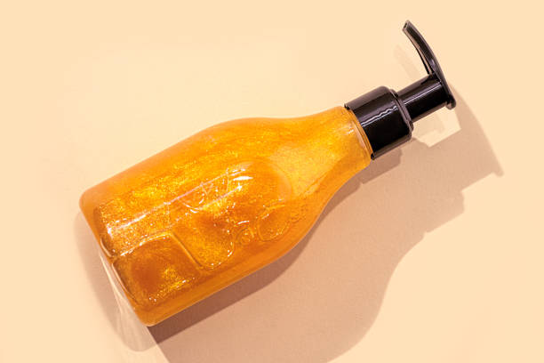orange color liquid soap