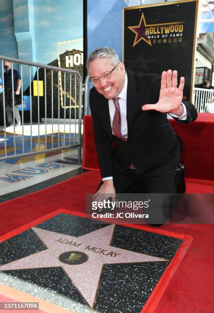 Director/Producer Adam McKay receives a star on the Hollywood Walk of Fame on February 17, 2022 in Hollywood, California.