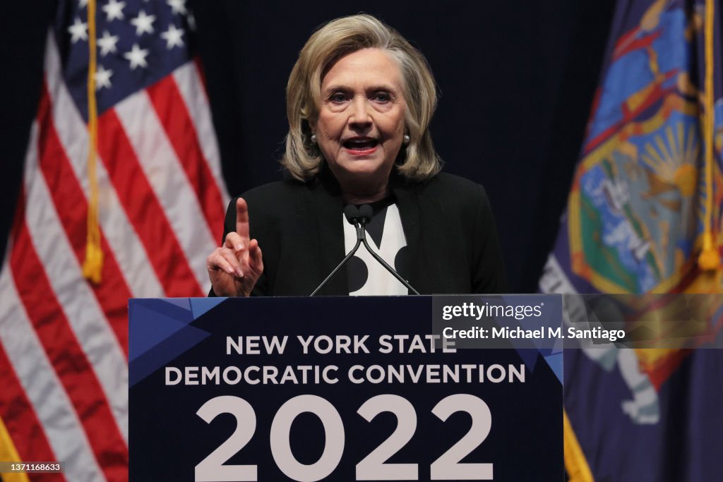 Hillary Clinton Addresses New York Democratic Convention