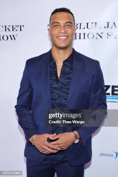 Dale Moss attends the 6th Annual Blue Jacket Fashion Show at Moonlight Studios on February 17, 2022 in New York City.