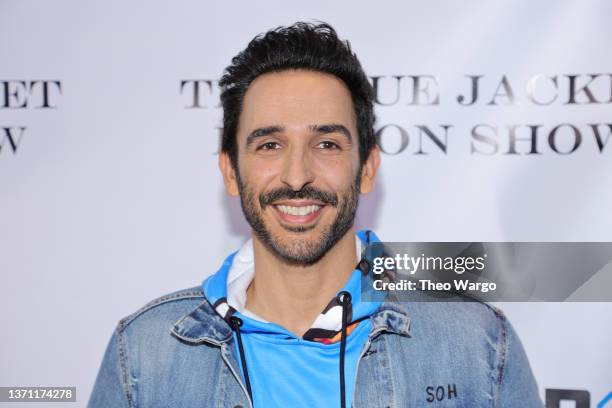 Amir Arison attends the 6th Annual Blue Jacket Fashion Show at Moonlight Studios on February 17, 2022 in New York City.