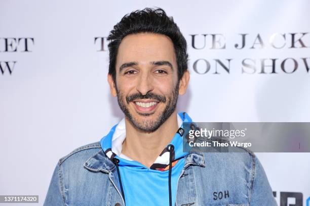 Amir Arison attends the 6th Annual Blue Jacket Fashion Show at Moonlight Studios on February 17, 2022 in New York City.