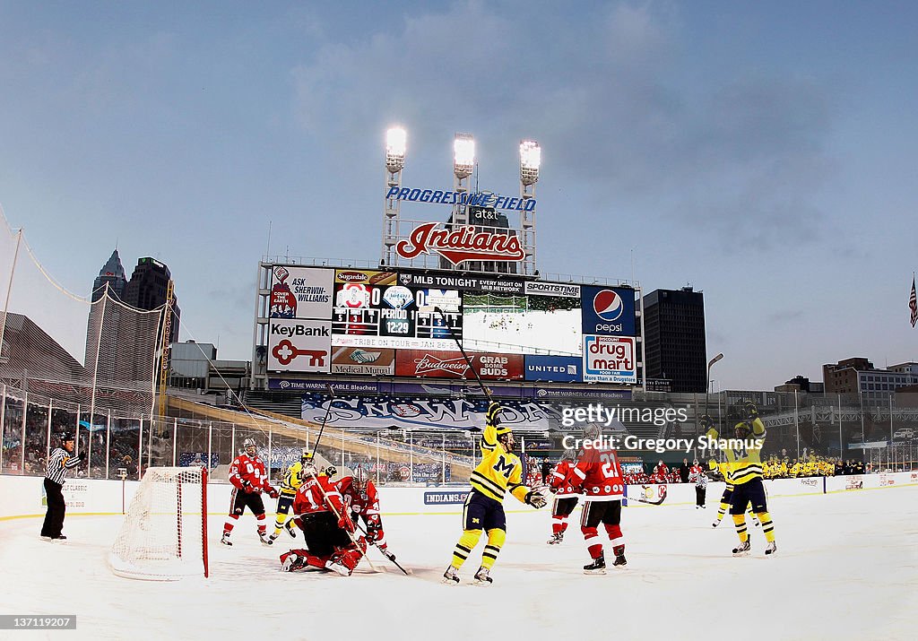 Frozen Diamond Faceoff - Ohio State v Michigan