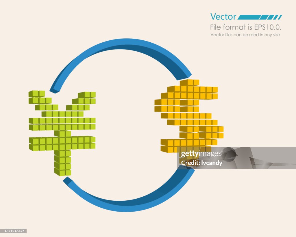 15 Rmb Rmb And Usd Exchange High-Res Vector Graphic - Getty Images