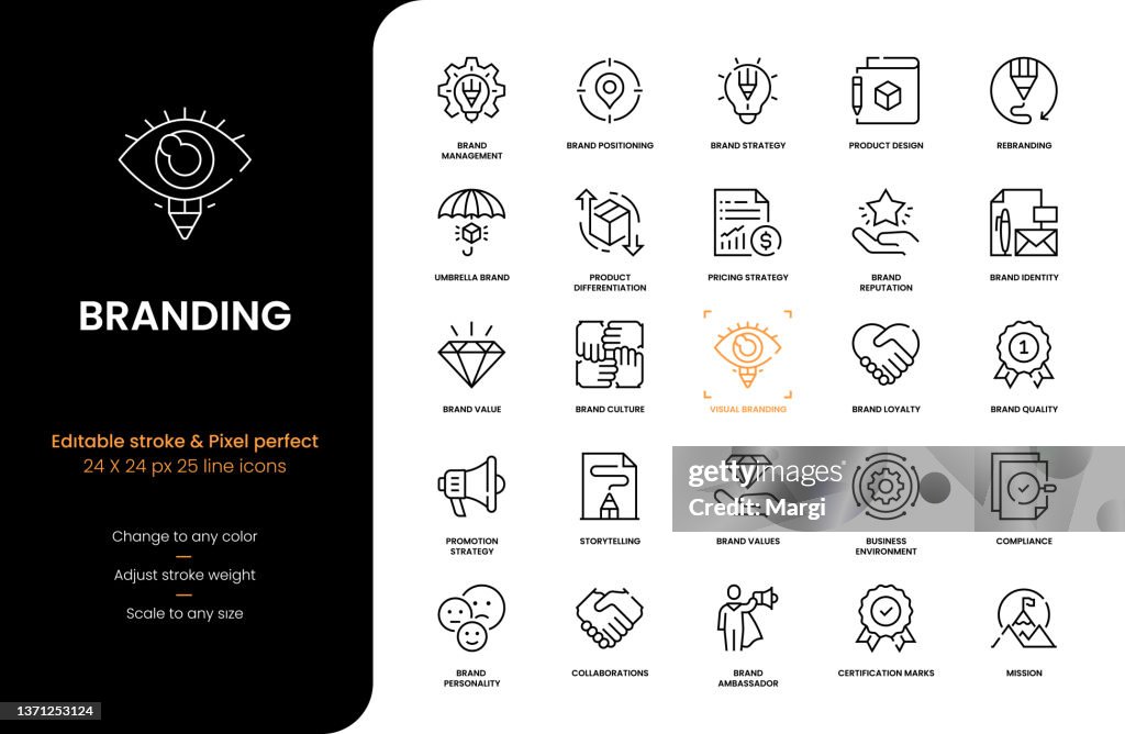 Branding Line Icons
