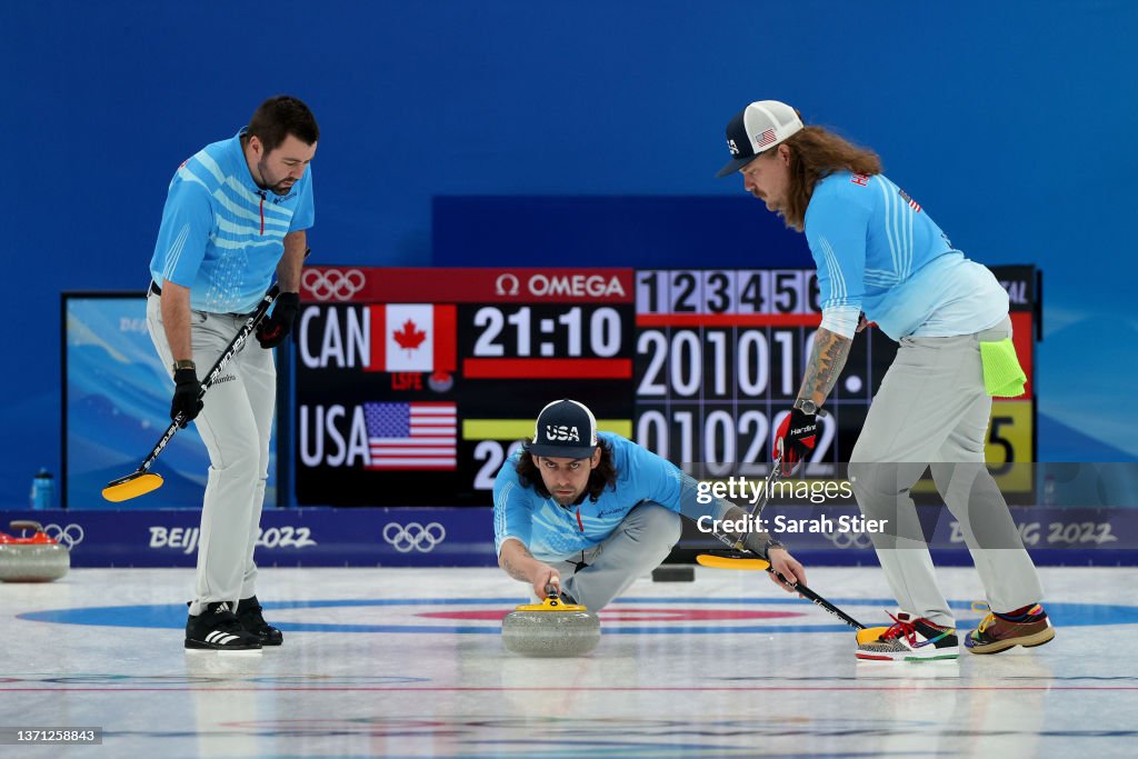 Curling - Beijing 2022 Winter Olympics Day 14