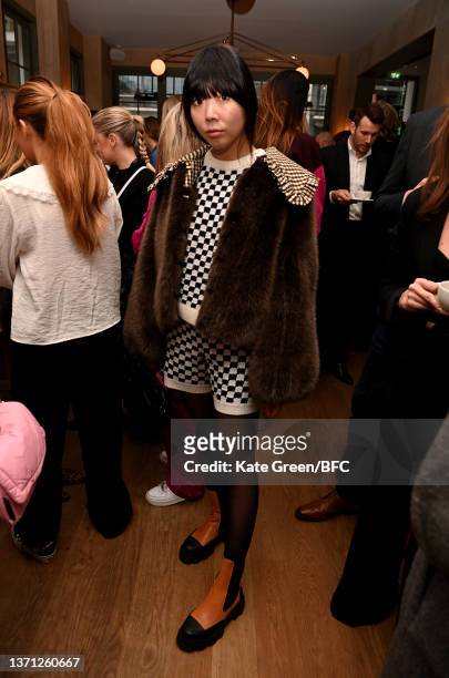 Susanna Lau attends the LFW Opening Breakfast during London Fashion Week February 2022 on February 18, 2022 in London, England.