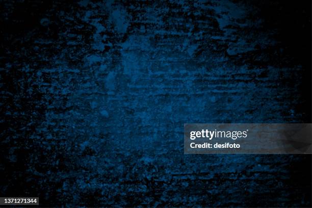 empty blank smudged wispy shiny glowing dark royal blue coloured grunge textured vector backgrounds with abstract blotches all over - navy blue wall stock illustrations