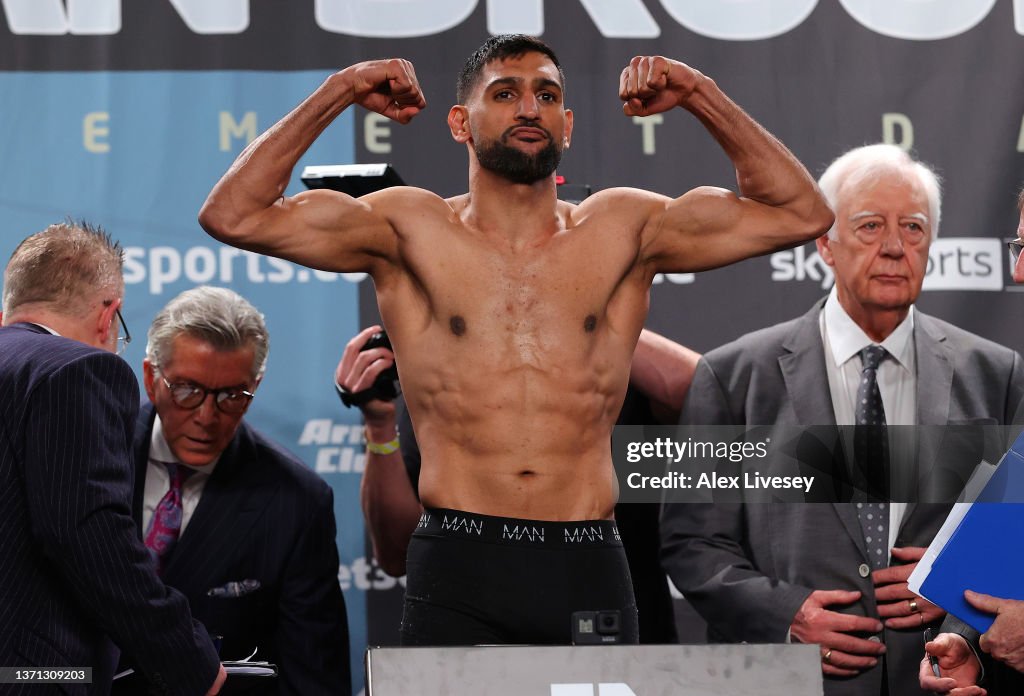 Khan v Brook Weigh-In